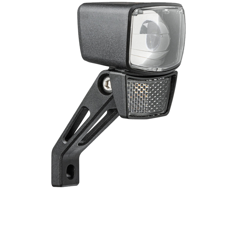 AXA NXT 45 Steady Switch flacher LED-Dynamo-Scheinwerfer schwarz mit Gabelhalter