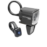 Trelock LS 930-HB Lighthammer High Beam E-Bike-Scheinwerfer schwarz mit Lenkerhalter und Handlebar-Control