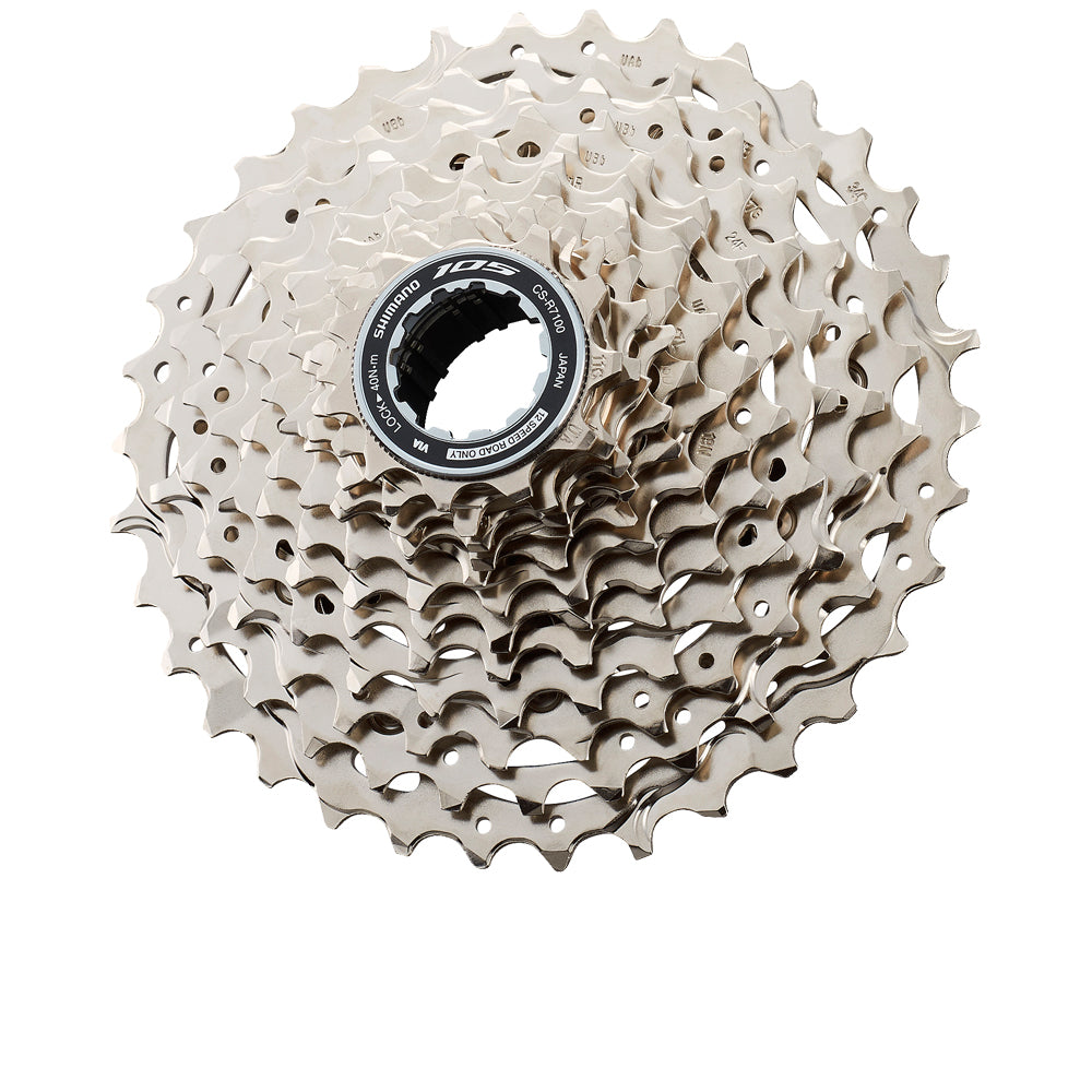 Shimano 105 R7100 / CS-R7101-12 12-fach Kassette Zähne