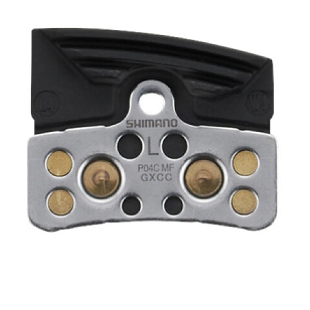 Shimano P04C-MF Bremsbelag Metall mit Kühlrippen für Shimano XTR M9220 XT M8220