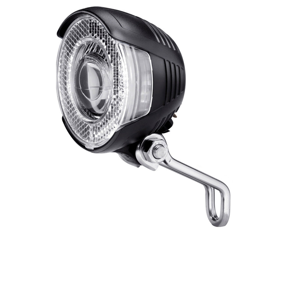 Busch & Müller Lumotec LYT T Senso Plus Dynamo-Scheinwerfer mit Edelstahl-Halter