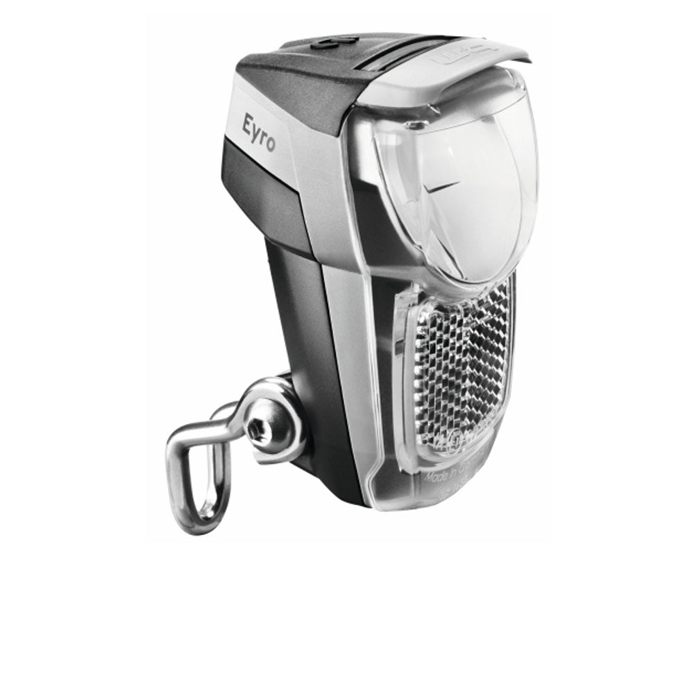 Busch & Müller Lumotec IQ Eyro Akku-Scheinwerfer mit Halter für die Gabelkrone