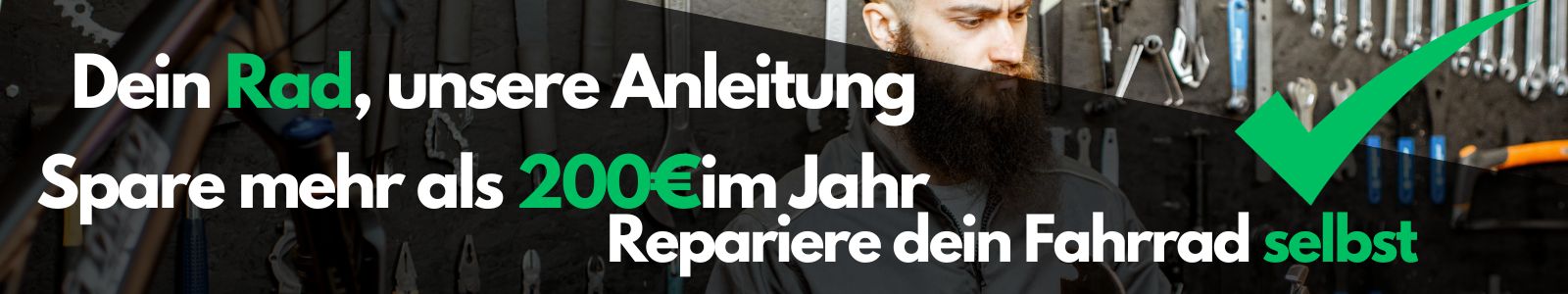 Dein Fahrrad, unsere Anleitungen spare damit mehr als 200€ im Jahr repariere dein Fahrrad selbst