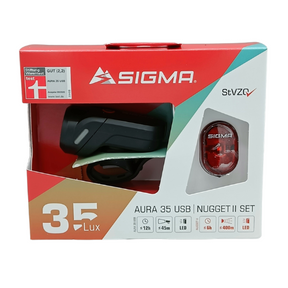 Sigma Aura 35 & Nugget II Fahrradbeleuchtung