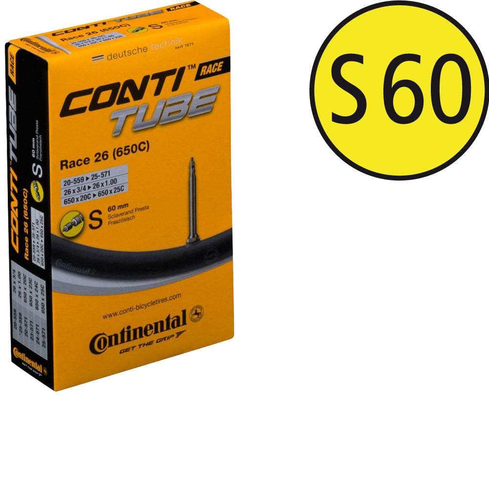 Continental Race 26 Schlauch mit Sclaverand-Ventil 60 mm