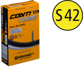 Continental Race 28 Rennradschlauch mit Sclaverand-Ventil 42 mm