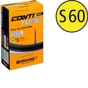 Continental Race 28 Wide Schlauch mit Sclaverand-Ventil 60 mm