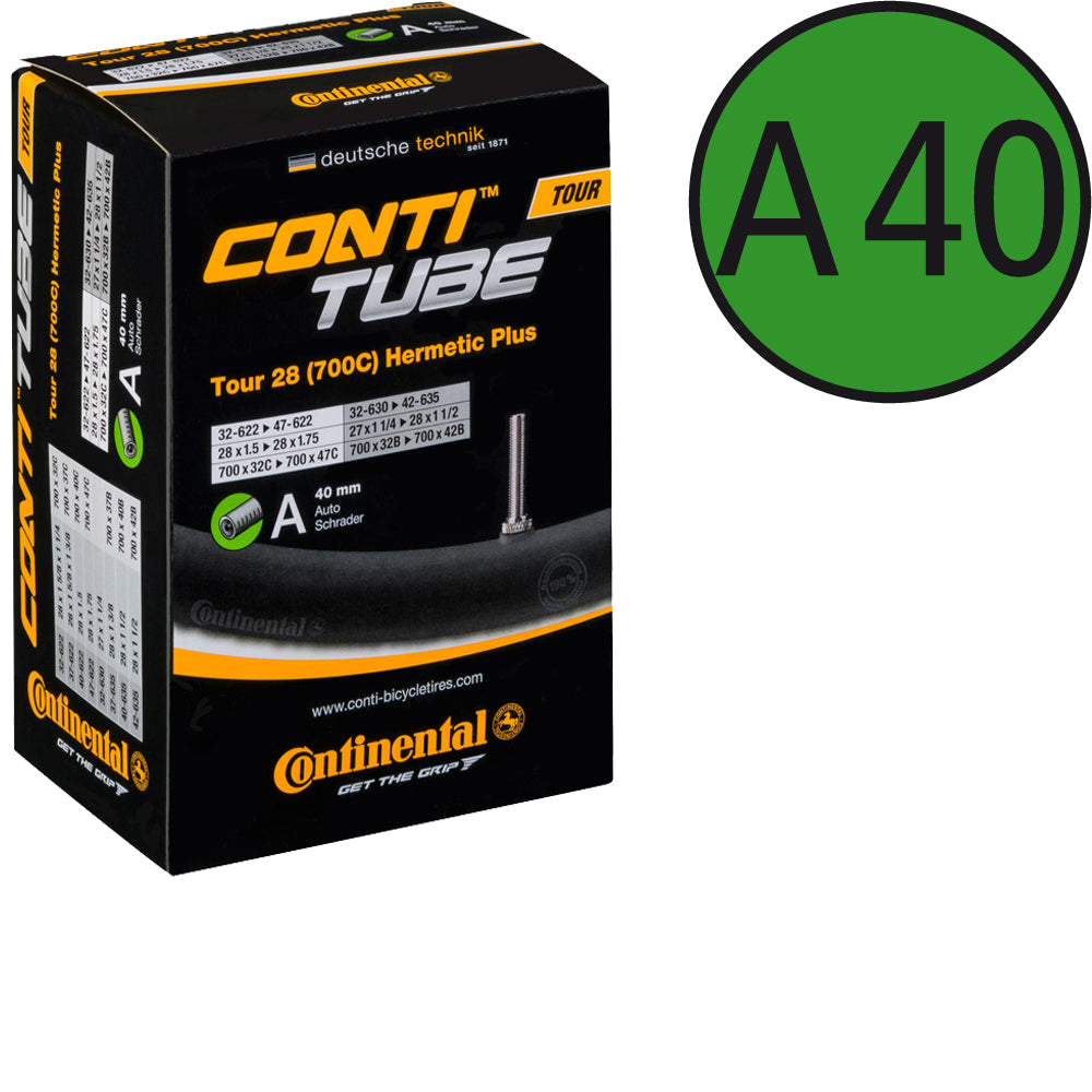 Continental Tour 28 All Hermetic Plus Schlauch mit Autoventil 40 mm