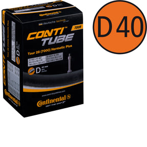 Continental Tour 28 All Hermetic Plus Schlauch mit Dunlopventil 40 mm