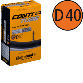 Continental Tour 28 All Schlauch mit Dunlopventil 40 mm