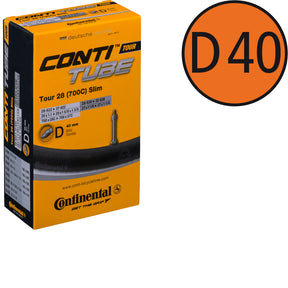 Continental Tour 28 Slim Schlauch mit Dunlopventil 40 mm