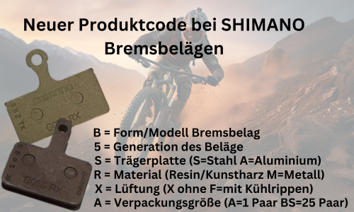 Shimano Bremsbeläge B05S Resin Kunstharz
