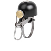 M-Wave Bella C-Yell Fahrradklingel aus Messing, schwarz
