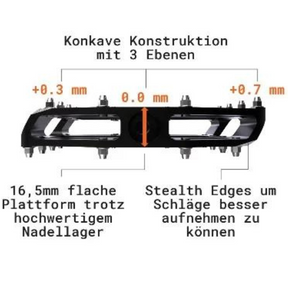 TATZE Pedal MC-AIR FLAT Fahrradpedal E-Bike