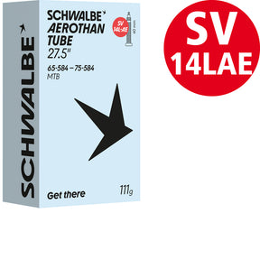 Schwalbe Aerothan Schlauch 27,5 Zoll, TPU, Nr. 14L-AE, 65 bis 75 mm, SV 40 mm