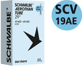 Schwalbe Aerothan Schlauch 29 Zoll, TPU, Nr. 19-AE, 47 bis 65 mm, SCV 40 mm