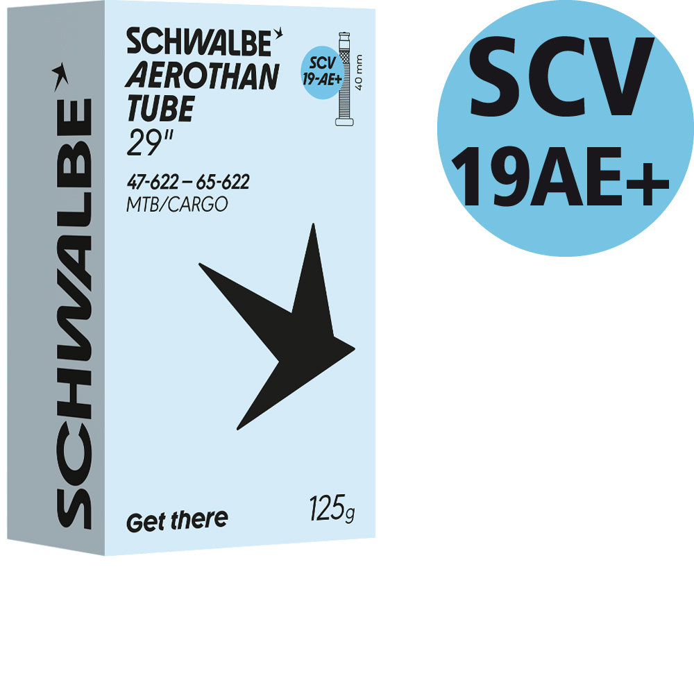 Schwalbe Aerothan Schlauch 29 Zoll, TPU, Nr. 19-AE+, 47 bis 65 mm, SCV 40 mm