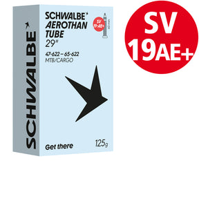Schwalbe Aerothan Schlauch 29 Zoll, TPU, Nr. 19-AE+, 47 bis 65 mm, SV 40 mm