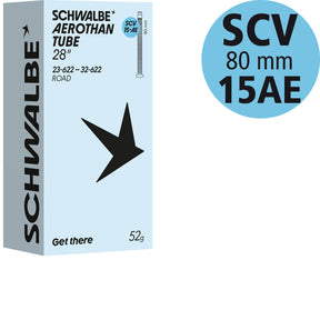 Schwalbe Aerothan Schlauch Nr. 15, Rennrad, TPU, SCV 80 mm