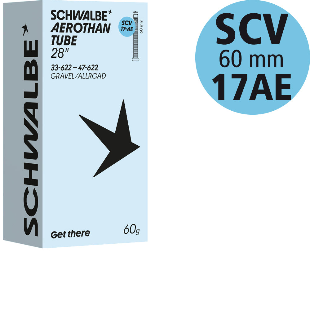 Schwalbe Aerothan Schlauch Nr. 17, 28 Zoll Gravel, TPU, Nr. 17-AE, SCV 60 mm