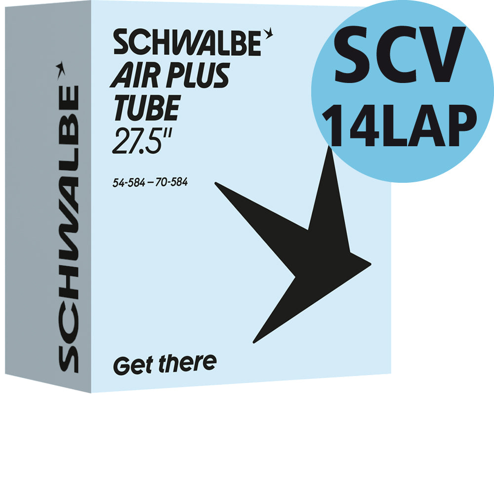 Schwalbe Air Plus Schlauch 27,5 Zoll, Nr. 14L-AP, 54 bis 70 mm, SCV 40 mm