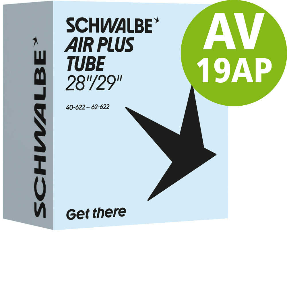 Schwalbe Air Plus Schlauch 28 und 29 Zoll, Nr. 19-AP, 40 bis 62 mm, AV 40 mm