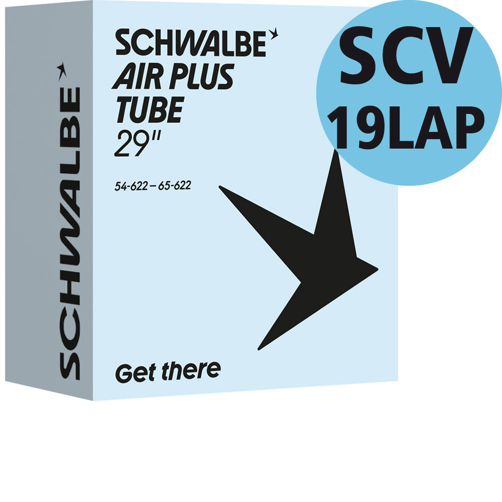 Schwalbe Air Plus Schlauch 28 und 29 Zoll, Nr. 19L-AP, 54 bis 65 mm, SCV 40 mm