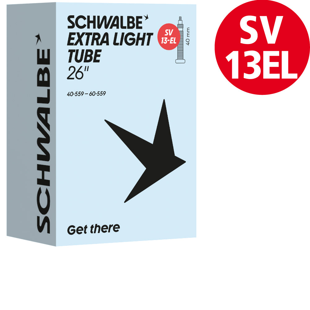 Schwalbe Extralight Schlauch Nr. 13, 26 Zoll, SV 40 mm