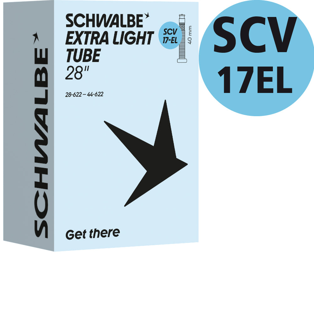 Schwalbe Extralight Schlauch Nr. 17, 28 Zoll, SCV 40 mm