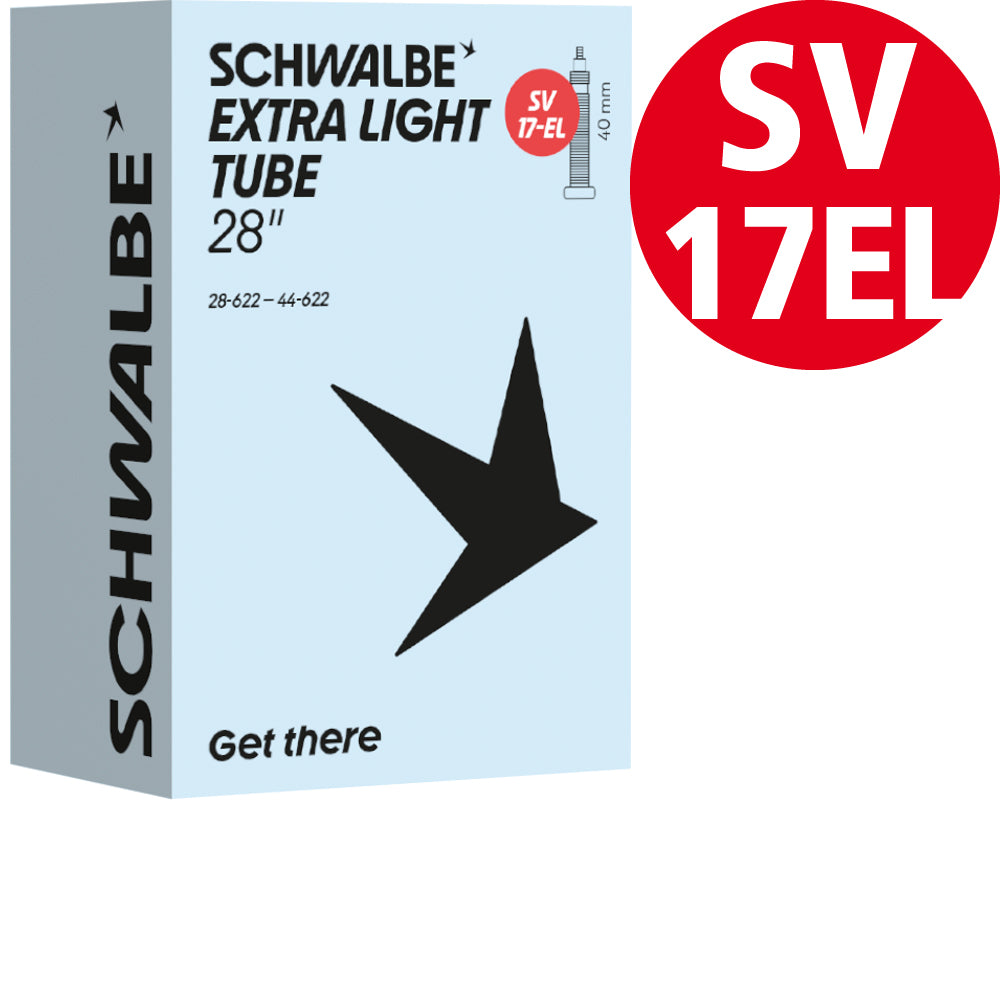 Schwalbe Extralight Schlauch Nr. 17, 28 Zoll, SV 40 mm