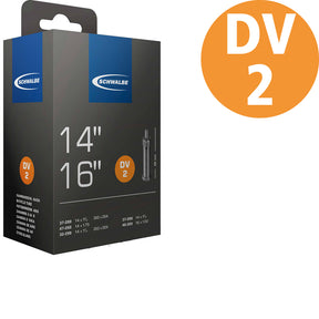 Schwalbe Schlauch 14 und 16 Zoll, Nr. 2, 288 bis 305, DV 32 mm