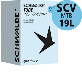 Schwalbe Schlauch 27,5 bis 29 Zoll, Nr. 19L, 54 bis 75 mm, SCV 40 mm
