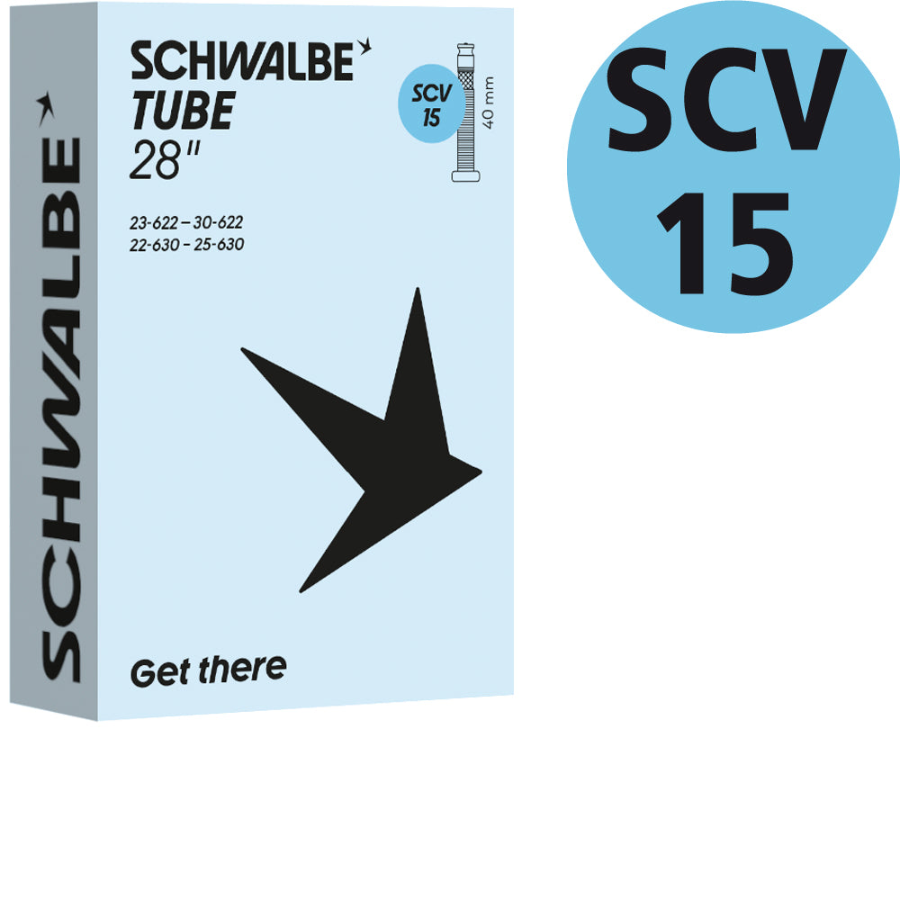 Schwalbe Schlauch 28 Zoll Rennrad, Nr. 15, 23 bis 30 mm, SCV 40 mm