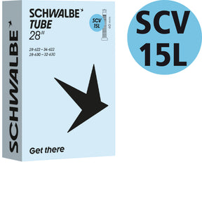 Schwalbe Schlauch 28 Zoll Rennrad, Nr. 15L, 28 bis 34 mm, SCV 40 mm