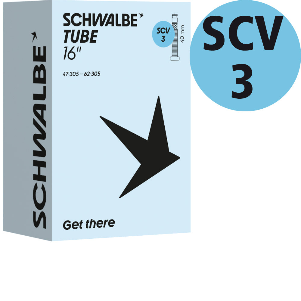 Schwalbe Schlauch Nr. 3, 16 Zoll, SCV 40 mm