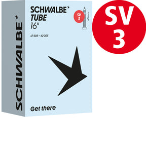 Schwalbe Schlauch Nr. 3, 16 Zoll, SV 40 mm