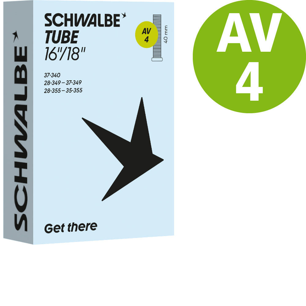 Schwalbe Schlauch Nr. 4, 16 und 18 Zoll, AV 40 mm