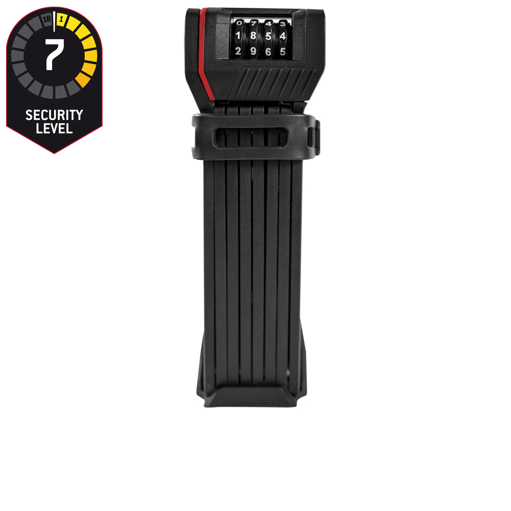 Trelock FS 280 TWO.GO Code Faltschloss 100 cm mit Zahlencode und X-Move-Halter