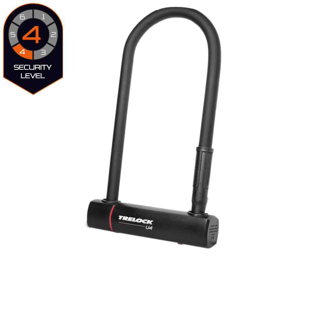 Trelock U4 Bügelschloss 23 cm mit Halter