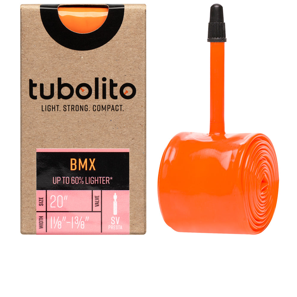 tubolito Tubo BMX TPU-Schlauch 20 Zoll für 1 1/8 bis 1 3/8 Zoll mit Sclaverand-Ventil 42 mm