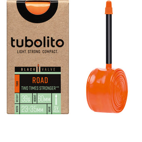 tubolito Tubo Road TPU-Schlauch 28 Zoll, Sclaverand 60 mm, schwarzes Ventil