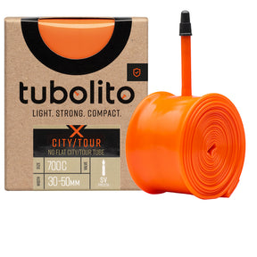 tubolito X-Tubo City/Tour TPU-Schlauch 28 Zoll mit Sclaverand-Ventil 42 mm