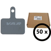VAR Bremsbeläge Werkstattbox 25 Paar PA-59001-B für Shimano B01S