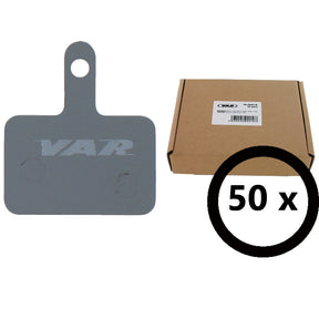 VAR Bremsbeläge Werkstattbox 25 Paar PA-59001-B für Shimano B01S