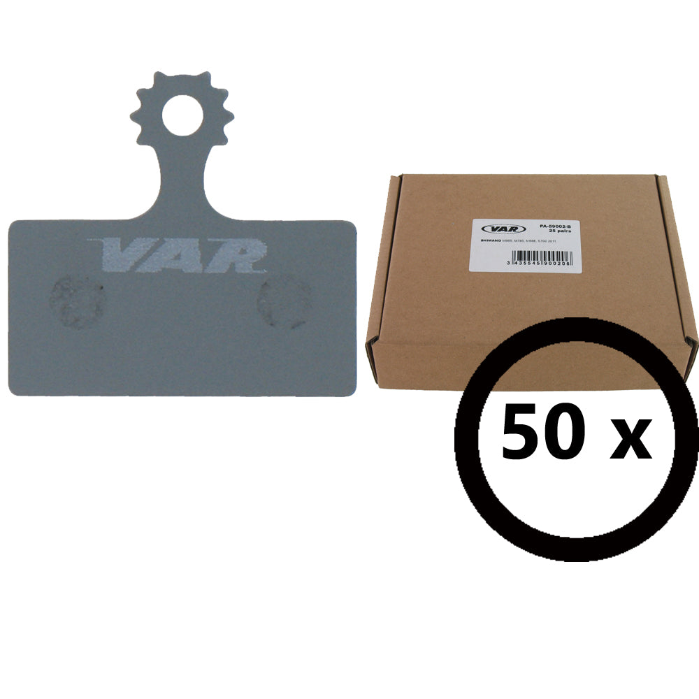 VAR Bremsbeläge Werkstattbox 25 Paar PA-59002-B für Shimano XT XTR SLX