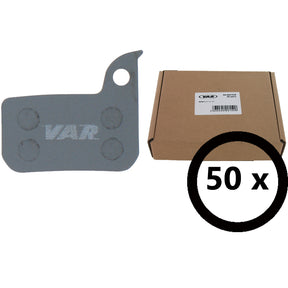 VAR Bremsbeläge Werkstattbox 25 Paar PA-59018-B für SRAM Road